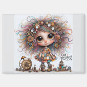 Liebe Sie selbst Quirky Steampunk Girl 8300 Magnet (Vorderseite)