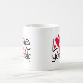 Liebe Sie selbst Tasse-A Perfektes Geschenk mit ei Kaffeetasse (Mittel)