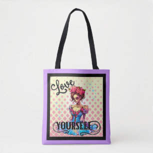 Liebe Sie selbst Zucker Schädel Tasche