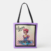 Liebe Sie selbst Zucker Schädel Tasche (Rückseite)