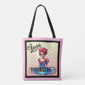 Liebe Sie selbst Zucker Schädel Tasche (Rückseite)