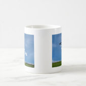 Liebe Sie Skywriting Kaffeetasse (Mittel)