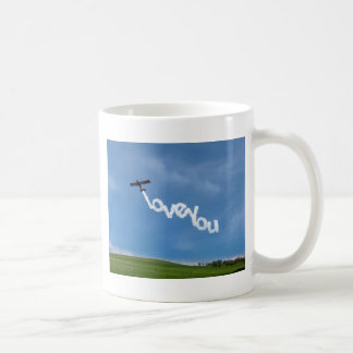 Liebe Sie Skywriting Kaffeetasse