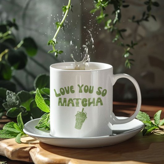 Liebe Sie so Matcha Kaffeetasse