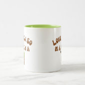 Liebe Sie so Matcha Zweifarbige Tasse (Mittel)
