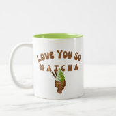 Liebe Sie so Matcha Zweifarbige Tasse (Links)