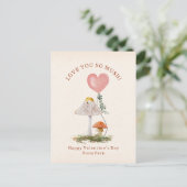 Liebe Sie so Mushroom-Klasse Valentine Postkarte (Stehend Vorderseite)