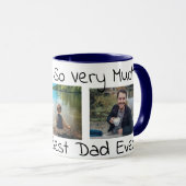 Liebe Sie so sehr | Bester Vater je Tasse (VorderseiteRechts)
