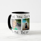 Liebe Sie so sehr | Bester Vater je Tasse (Vorderseite Links)