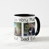 Liebe Sie so sehr | Bester Vater je Tasse (VorderseiteRechts)