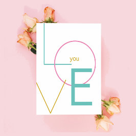 Liebe Sie so viel Liebe-Karte Mitteilungskarte