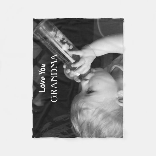 Liebe Sie - stellen Sie Ihr eigenes Foto her Fleecedecke (Vorderseite)