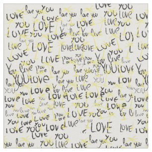 Liebe Sie Text Stoff