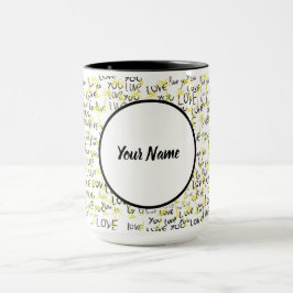 Liebe Sie Text Tasse