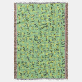 Liebe Sie Textmuster Kreative Typografie Decke (Vorderseite Vertikal)