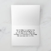 LIEBE SIE UND GLÜCKLICHER GEBURTSTAG ***BRUDER*** KARTE (Innenseite)