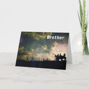 Liebe SIE UND GLÜCKLICHER GEBURTSTAG ***BRUDER*** Karte