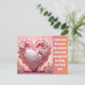 Liebe Sie Urlaub Postkarte (Stehend Vorderseite)