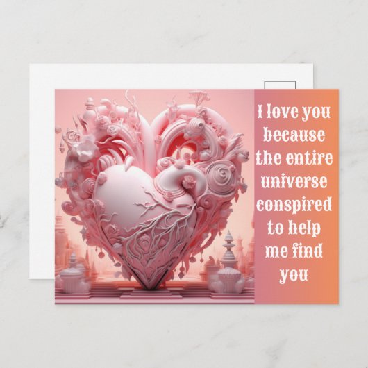 Liebe Sie Urlaub Postkarte (Vorne/Hinten)