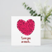 Liebe Sie Valentine Feiertagskarte (Stehend Vorderseite)