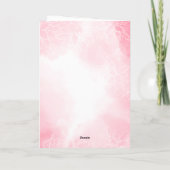 Liebe Sie, Valentine Karte (Rückseite)