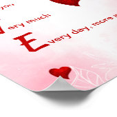 Liebe Sie, Valentine Poster (Ecke)