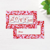 Liebe Sie Valentinins Geschenkmarke (Schreibtisch)