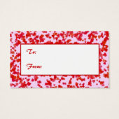 Liebe Sie Valentinins Geschenkmarke (Rückseite)