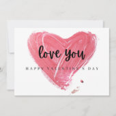 Liebe Sie Valentinstag Feiertagskarte (Vorderseite)