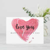 Liebe Sie Valentinstag Feiertagskarte (Stehend Vorderseite)