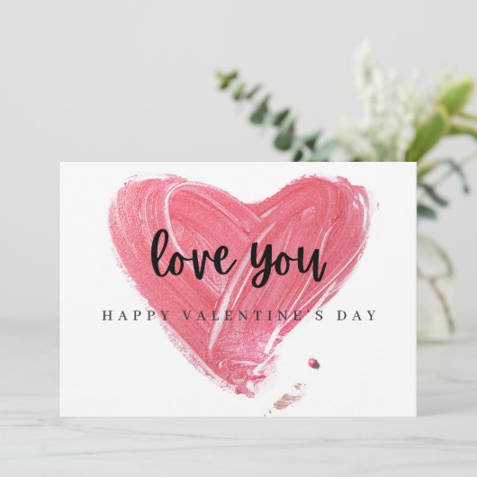 Liebe Sie Valentinstag Feiertagskarte (Stehend Vorderseite)