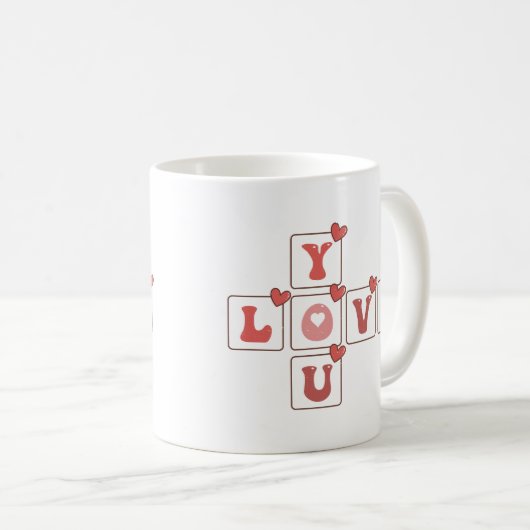 Liebe Sie Valentinstag Kaffeetasse (VorderseiteRechts)