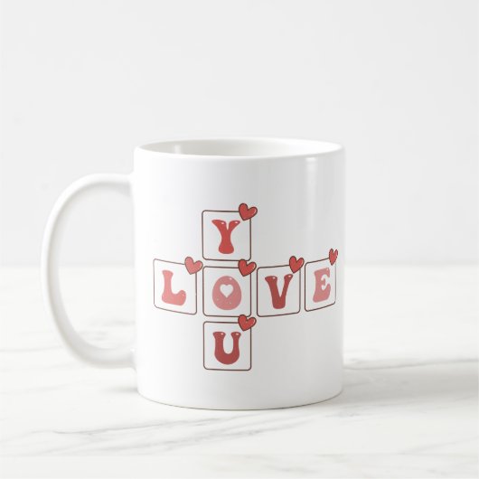 Liebe Sie Valentinstag Kaffeetasse (Links)
