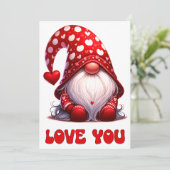 Liebe Sie - Valentinstag-Karte Dankeskarte (Stehend Vorderseite)