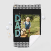 Liebe Sie Vater Ein Foto rustikal Golfhandtuch (Insitu)