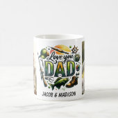Liebe Sie Vater maßgeschneiderte Fotos Fischen Kaffeetasse (Mittel)
