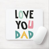 Liebe Sie Vater Maus-Pad Mousepad (Mit Mouse)