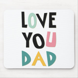 Liebe Sie Vater Maus-Pad Mousepad