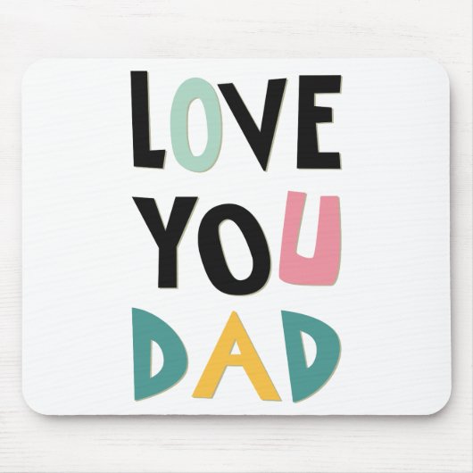 Liebe Sie Vater Maus-Pad Mousepad (Vorne)