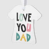 Liebe Sie Vater Ornament (Vorderseite)