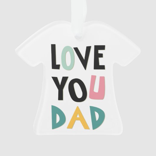 Liebe Sie Vater Ornament (Vorderseite)