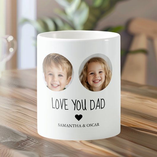 Liebe Sie VATER Personalisiertes Foto Kaffeetasse