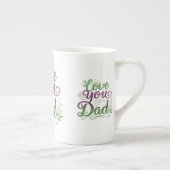 Liebe Sie, Vater" Spezialität Knochen China Tasse (Rechts)