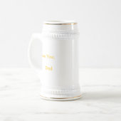 Liebe Sie Vater Stein Bierglas (Vorderseite Links)