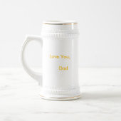 Liebe Sie Vater Stein Bierglas (Links)