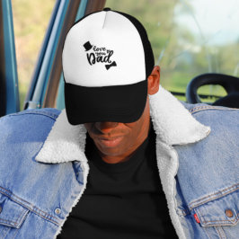Liebe Sie Vater - Vatertag Overlay Truckerkappe