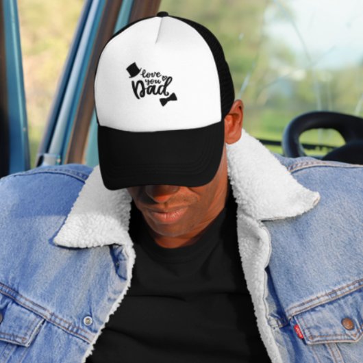 Liebe Sie Vater - Vatertag Overlay Truckerkappe