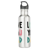 Liebe Sie Vater Wasserflasche aus Edelstahl Edelstahlflasche (Rückseite)