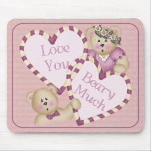 Liebe Sie viel Mousepad