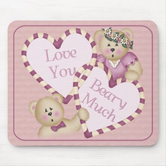 Liebe Sie viel Mousepad (Vorne)